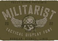 Militarist Font - Featured Image