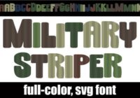 Military Striper Font - Featured Image