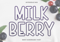 Milk Berry Font - Featured Image