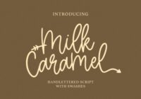 Milk Caramel Font - Featured Image