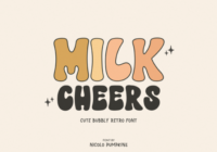 Milk Cheers Font - Featured Image