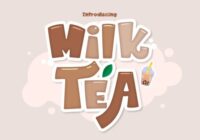 Milk Tea Font - Featured Image