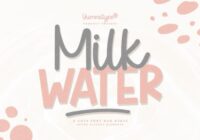 Milk Water Duo Font - Featured Image