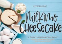 Milkimo Cheesecake Font - Featured Image