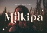 Milkipack Stylish Font - Featured Image