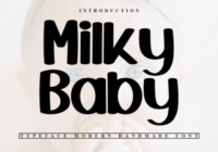 Milky Baby Font - Featured Image