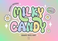 Milky Candy Font - Featured Image