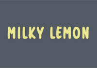 Milky Lemon Font - Featured Image