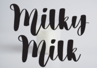 Milky Milk Font - Featured Image