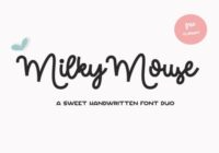 Milky Mouse Font - Featured Image