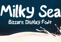 Milky Sea Font - Featured Image
