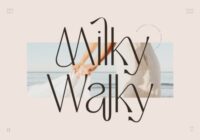 Milky Walky Font - Featured Image