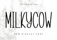 Milkycow Font - Featured Image