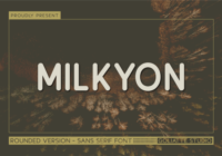 Milkyon Font - Featured Image