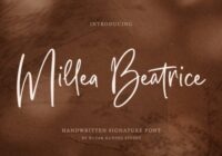 Millea Beatrice Font - Featured Image