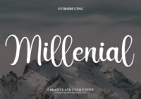 Millenial Font - Featured Image