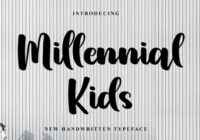 Millennial Kids Font - Featured Image