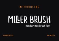 Miller Brush Font - Featured Image