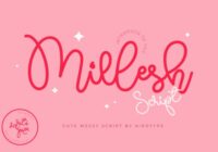 Millesh Script Font - Featured Image