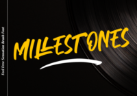 Millestones Font - Featured Image