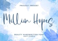Million Hopes Font - Featured Image