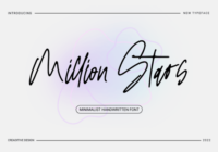 Million Stars Font - Featured Image