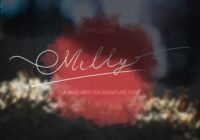 Milly Signature Font - Featured Image