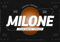 Milone Font - Featured Image
