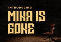 Mina is Gone Font - Featured Image