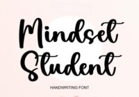 Mindset Student Font - Featured Image