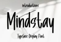 Mindstay Font - Featured Image