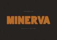 Minerva Blackout Font - Featured Image