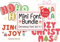 Mini Bundle Christmas Set V.1 Font - Featured Image