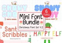 Mini Bundle Christmas Set V.2 Font - Featured Image