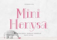Mini Honysa Font - Featured Image