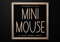 Mini Mouse Font - Featured Image
