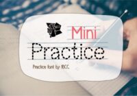 Mini Practice Font - Featured Image
