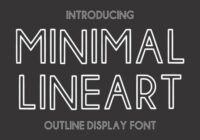 Minimal Line Art Font - Featured Image