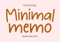 Minimal Memo Font - Featured Image