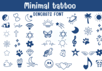 Minimal Tattoo Font - Featured Image