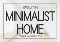 Minimalist Home Font - Featured Image