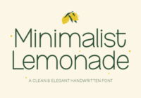 Minimalist Lemonade Font - Featured Image
