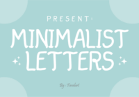 Minimalist Letters Font - Featured Image