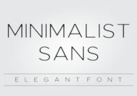 Minimalist Sans Font - Featured Image