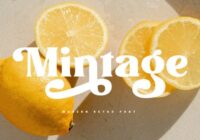 Mintage Font - Featured Image