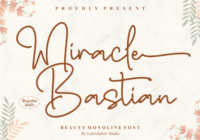Miracle Bastian Font - Featured Image