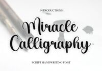 Miracle Calligraphy Font - Featured Image