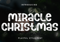 Miracle Christmas Font - Featured Image