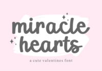 Miracle Hearts Font - Featured Image
