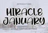 Miracle January Font - Featured Image